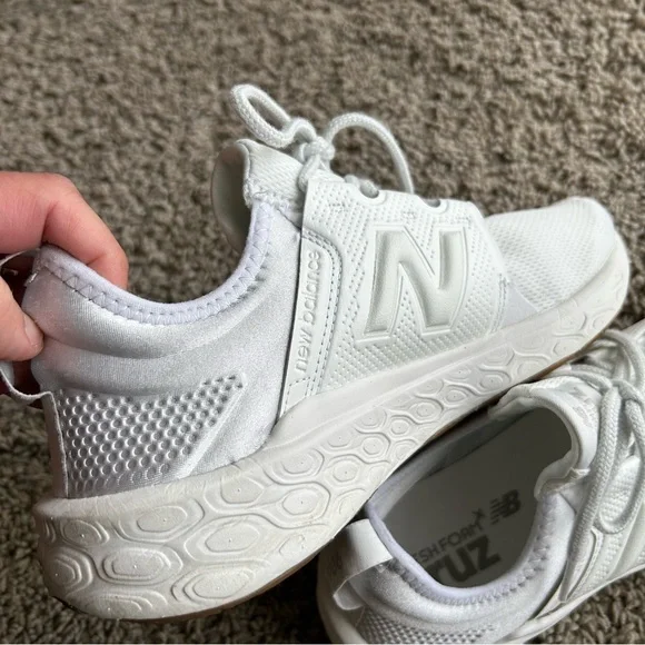 New Balance Fresh Foam X Cruz V3 White Women's 11.5D/Men’s 10D Gym Shoes - Picture 9 of 16